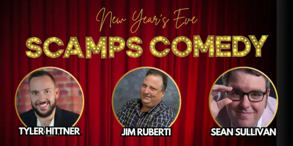 2025_Event_Cotuit Center for the Arts_Scamps New Year's Eve Comedy Show