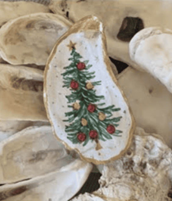 2025_Event_Cape Cod Art Center_Holiday Oyster Shell Decoupage