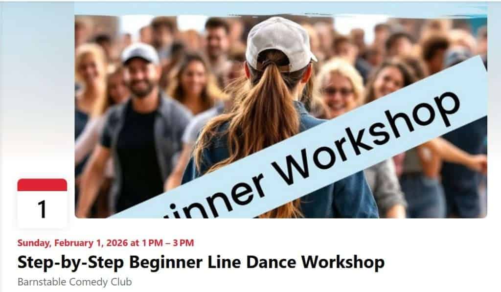 2026_Event_Barnstable Comedy Club_Beginner Line Dance