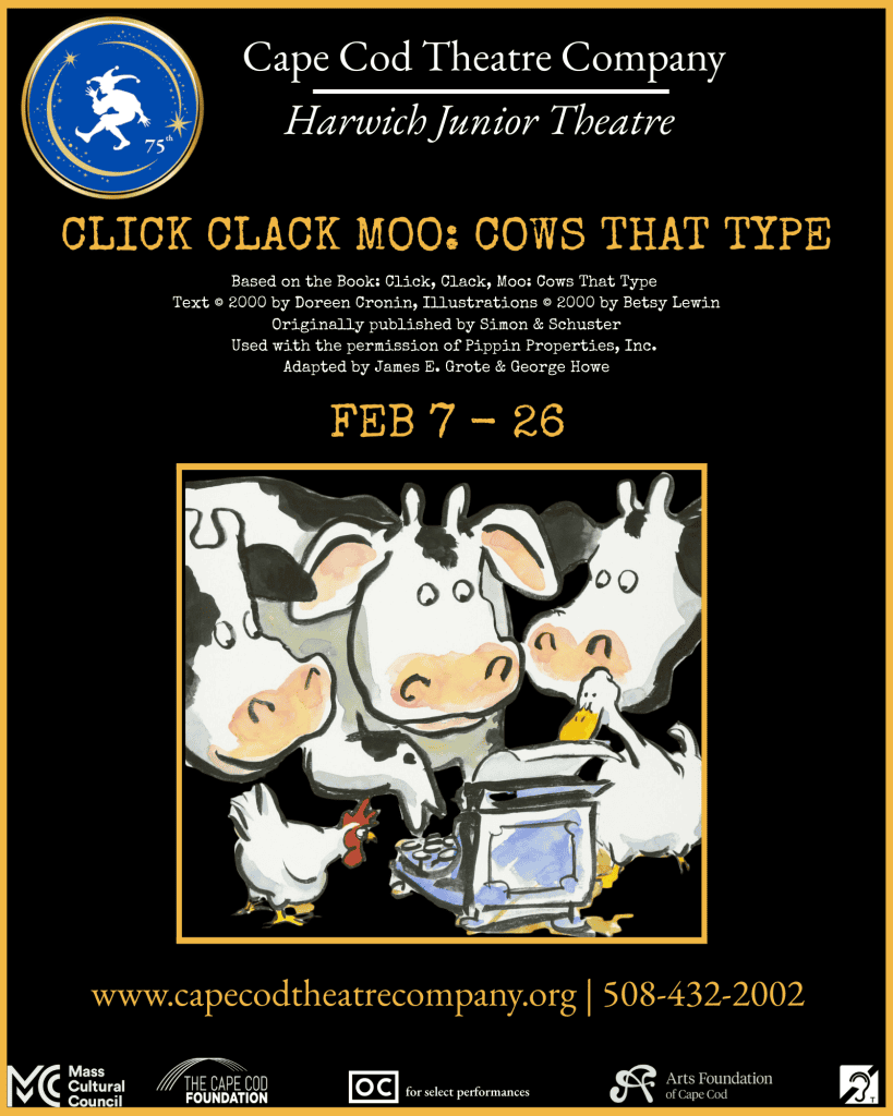 2026_Event_Cape Cod Theatre_Click Clack Moo
