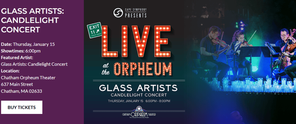 2026_Event_Chatham Orpheum Theater_Glass Artists