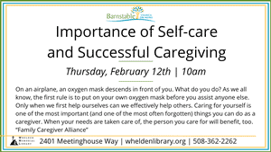 2026_Event_Whelden Library_BCOA Self-care