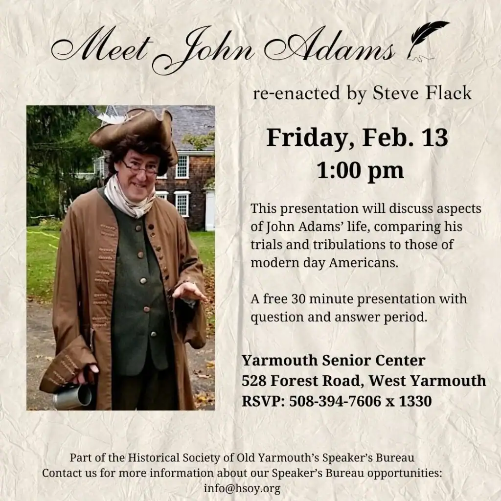 2026_Event_Yarmouth Senior Center_Meet John Adams