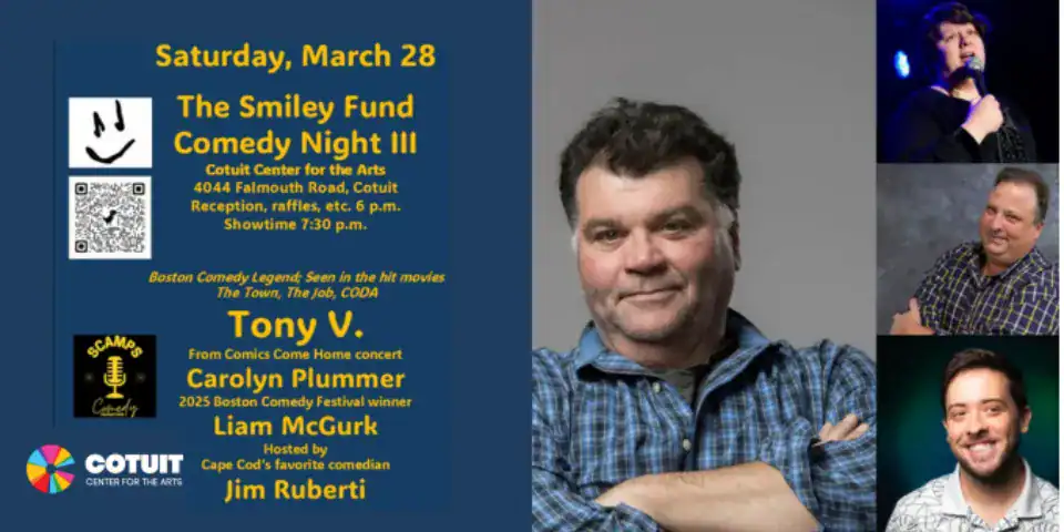 2026_Event_Cotuit Center for the Arts_Smiley Fund Comedy Night III
