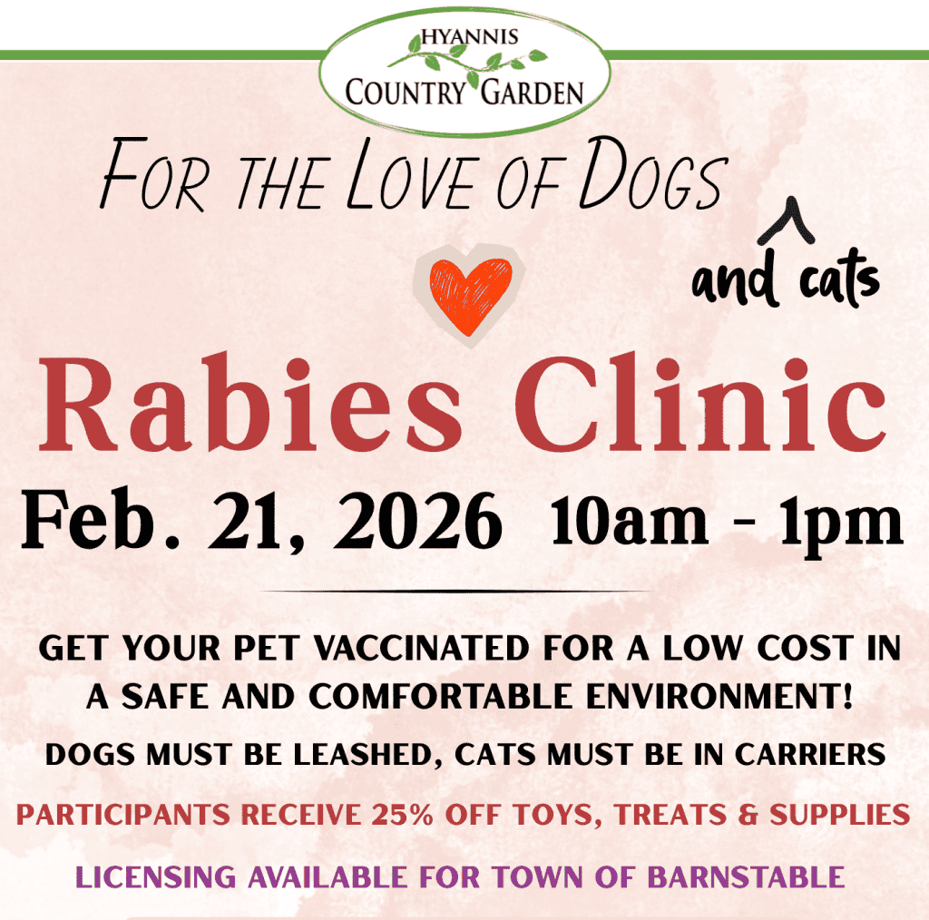 2026_Event_Hyannis Country Gardens_Rabies Clinic