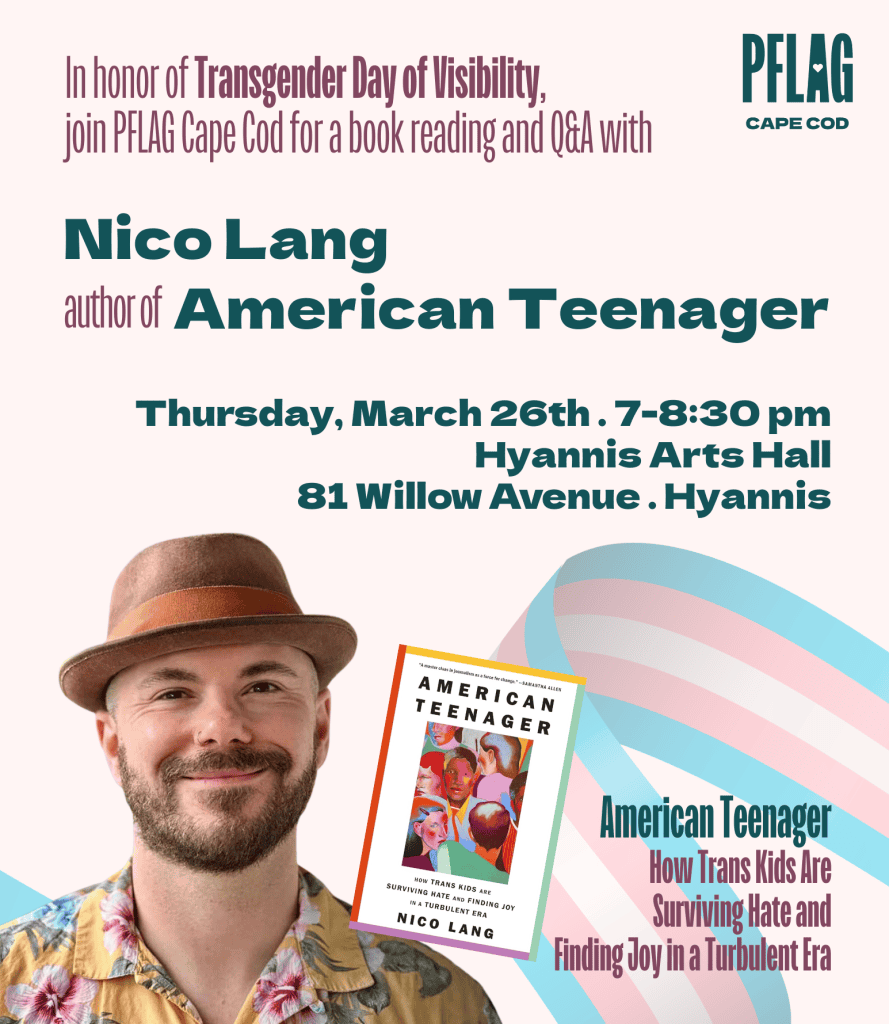 2026_Event_Hyannis Arts Hall_Nico Lang American Teenager