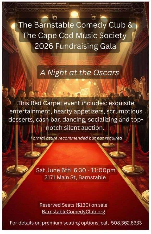2026_Event_Barnstable Comedy Club_Night at the Oscars