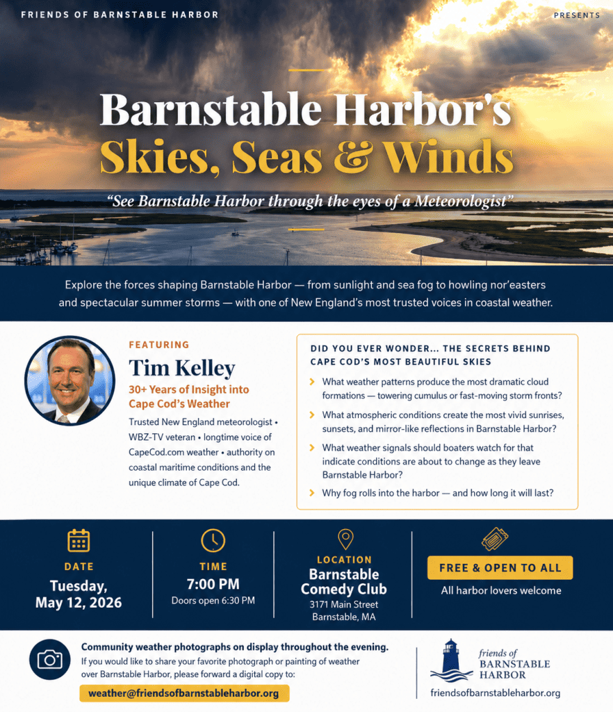 2026_Event_Friends of Barnstable Harbor_Skies, Seas, Wind
