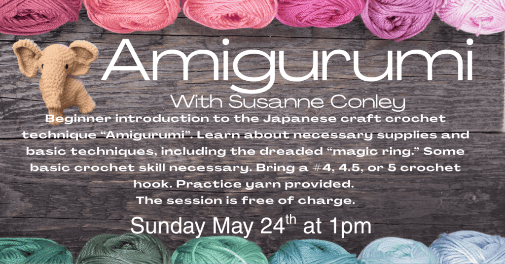 2026_Event_Osterville Library_Amigurumi Japanese Crochet