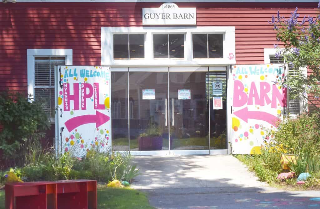 Guyer Barn entrance
